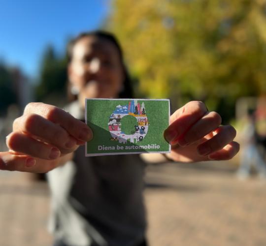 ŠRATC mini dieną be automobilio